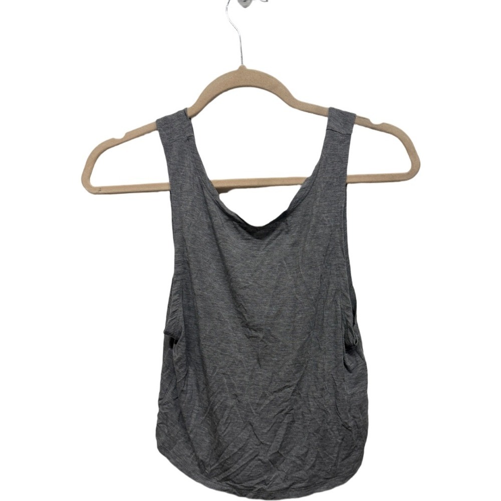 OFFLINE by Aerie Women's Gray Twist Back Tank Top Size Small Workout Athleisure